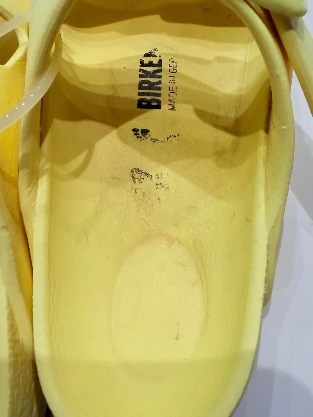 Birkenstock Kids Yellow Double-Buckle EVA Sandals